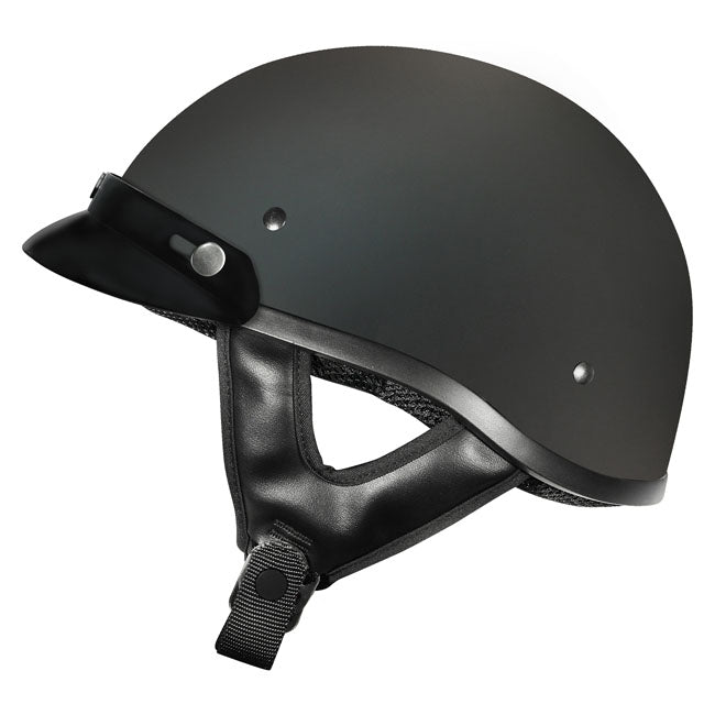 M2R Rebel/ Shorty Helmet  Matte Black With Peak/XS