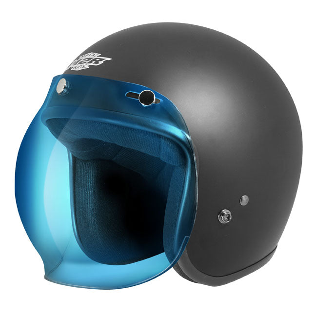 M2R B2 Bubble Helmet Visor -  Blue