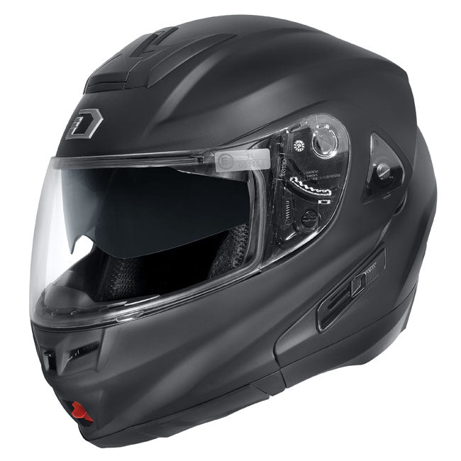 Dririder Compass TA903 Motorcycle Modular Helmet - Matte Black/XS