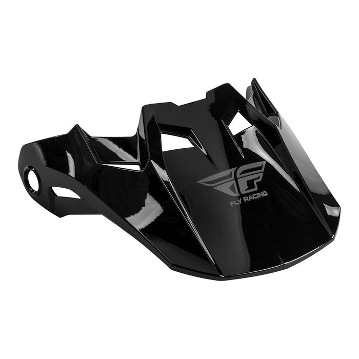 FLY Formula Carbon Axon Helmet Peak - Matte Black/Carbon - YL/Small