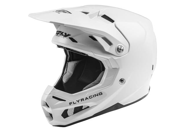 FLY Formula Carbon Helmet Peak - White Medium-Large