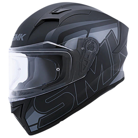 SMK Stellar Helmet - Stage (MA262) Matte Black/Grey/BlackXS