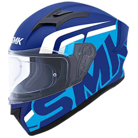 SMK Stellar Helmet - Stage (MA551) Matte Blue/White/XS