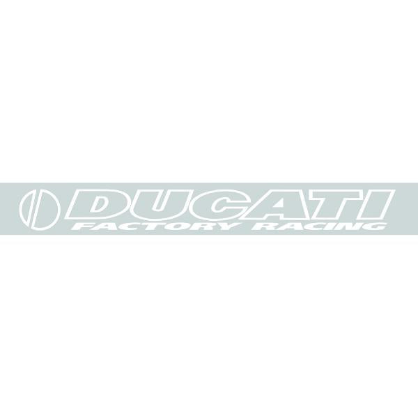 Sticker Racing Ducati White 930 x 110