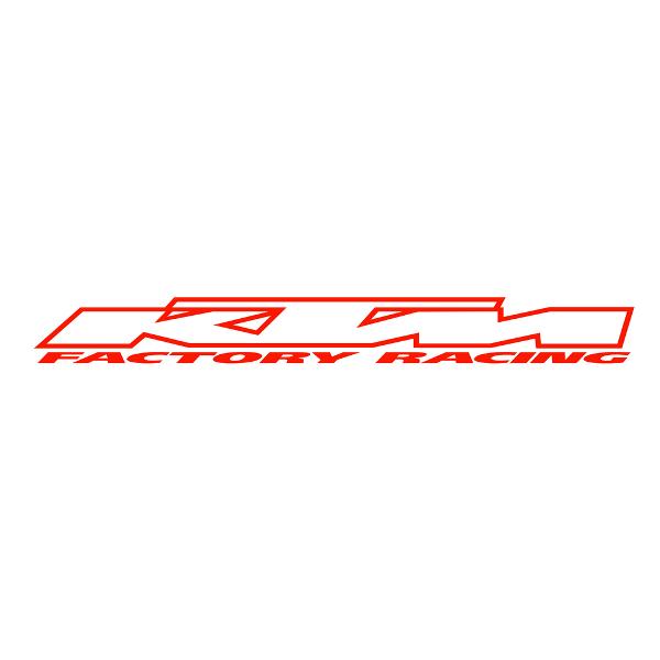 Sticker Racing KTM Orange 930 x 110