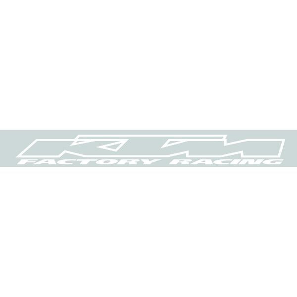 Sticker Racing KTM White 930 x 110