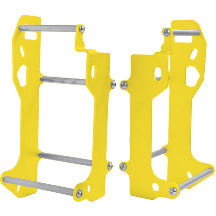 CrossPro Radiator Guard KTM 250-300EXC 250-500 EXC-F 2017-18, HUSQVARNA TE250-300, FE250-501 2017-18 (SUITS WITHOUT FAN)Yellow
