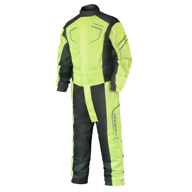 Dririder Hurricane 2 Waterproof Motorcycle Suit - Fluro Yellow/4 Extra Large