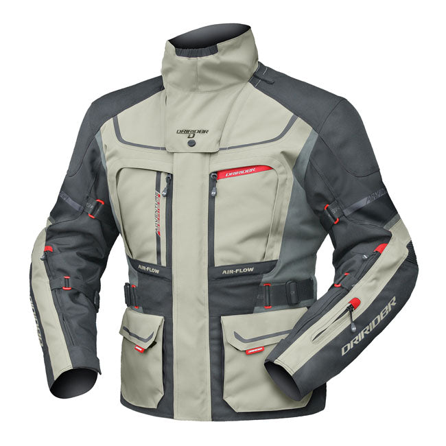 Dririder Vortex Adventure 2 All Season Motorcycle Textile Jacket - Sand/M