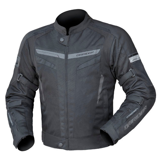 Dririder Air-Ride 5 Motorcycle Textile Jacket - Black/Black XS