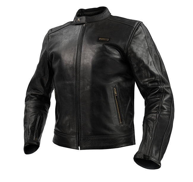 Argon Forge Non-Perforated Motorcycle Jacket - Black/52 (L)