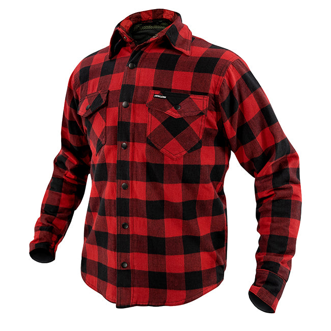 Argon Hatchet Flanno Textile Jacket -  Black/Red/60 (2X-3X)