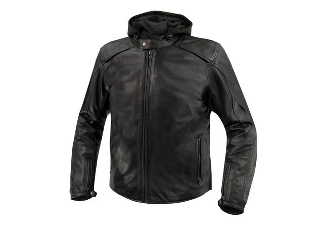 Argon Realm Vintage Motorcycle Leather Jacket - Black/64 (4X)