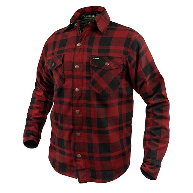 Argon Savage Flanno Textile Jacket - Black/Red/52 (L)