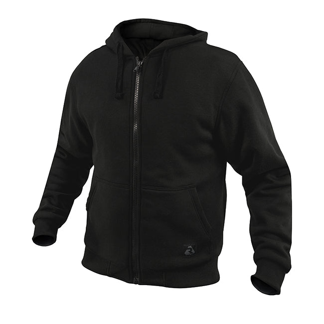 Argon Renegade Fleece Textile Hoodie Jacket - Black/50 (M-L)