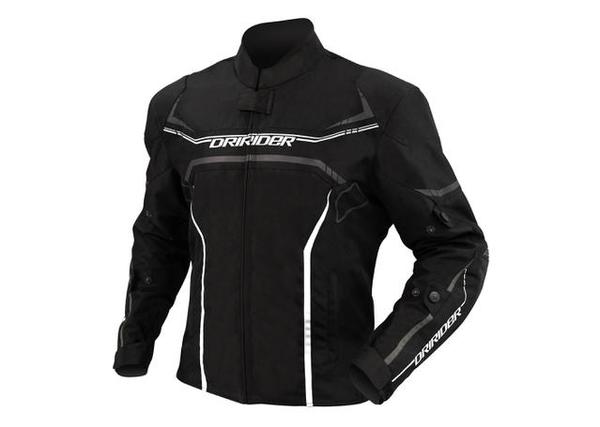 Dririder Origin Motorcycle Textile Jacket - Black/Black/2XL