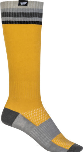Fly Racing Mx Thin Socks - Yellow/Youth