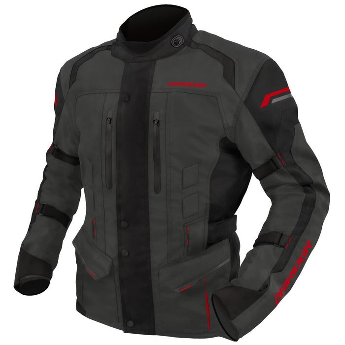 Dririder Compass 4 Youth Motorcycle Jacket - Grey/Black/Red L