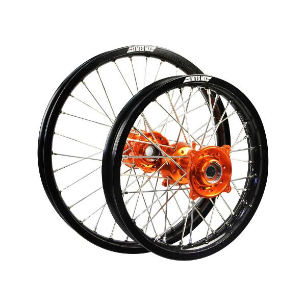 STATES MX Wheel Sets KTM 85 BW BK/ORG/SL