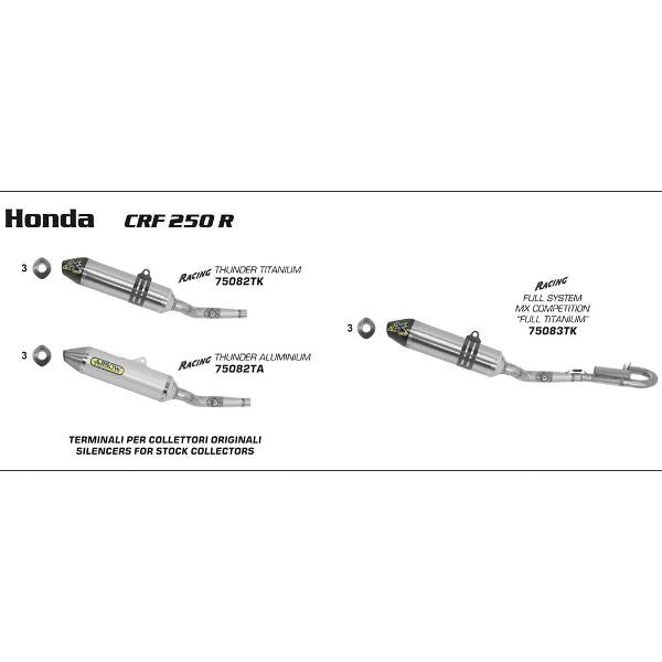 Arrow Honda Crf 250 R 11-12 Full Ti F-S Cb