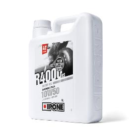 Ipone 4-Stroke10W50 R4000 Rs Semi-Synthetic  Engine Motor Oil 4 Ltr