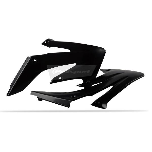Radiator Scoops HON CRF250 04-08 Black^