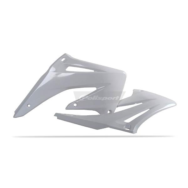 Polisport Radiator Scoops Honda CRF450 02-04 White