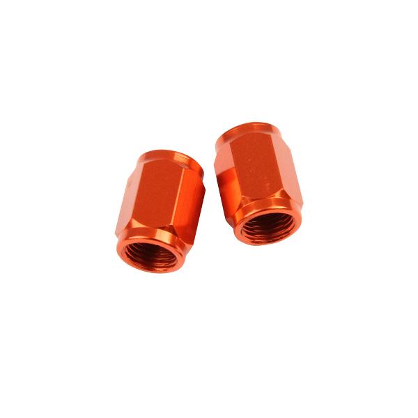 STATES MX Valve Caps Tube Orange
