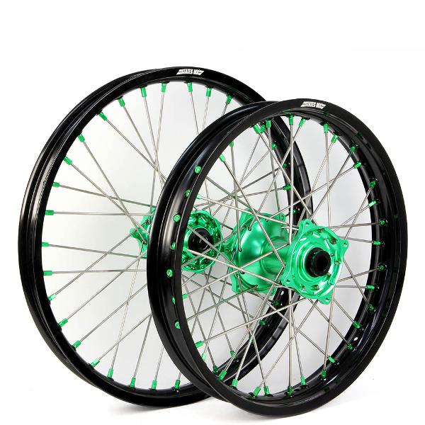 STATES MX Wheel Sets KXF 06-17 Black/Grn