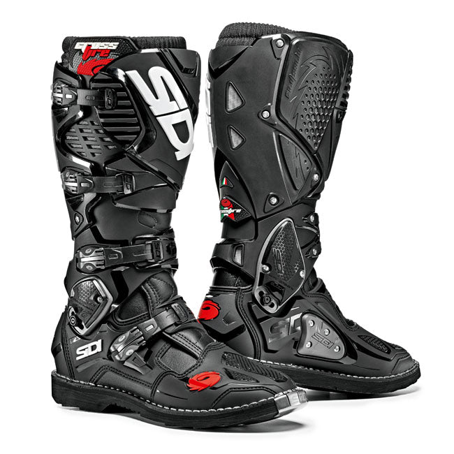 Sidi Crossfire 3 Motorcycle Boots - Black/Black/49