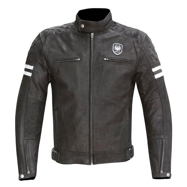 MERLIN Jacket Hixon Leather Black XL-44
