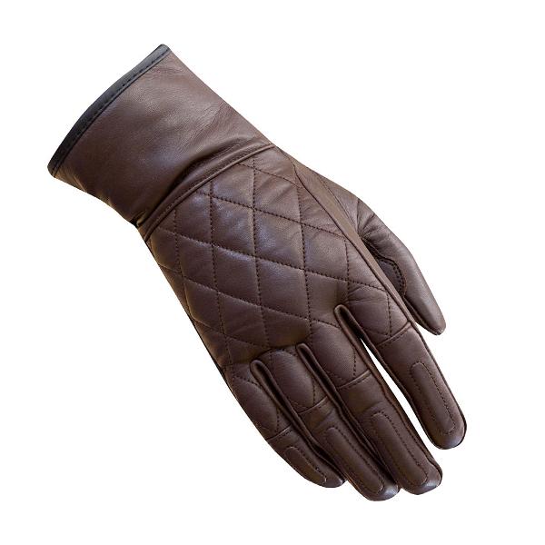 Merlin Salt Leather Motorcycle Ladies Gloves - Brown/M