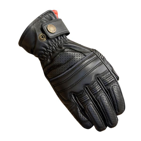 Merlin  Bickford Leather Motorcycle Gloves - Black/ S