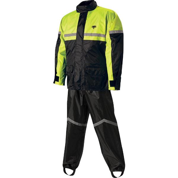 Nelson-Rigg SR-6000-HVY Motorcycle Rainsuit - Black/Hi-Vis/ 06-3XL