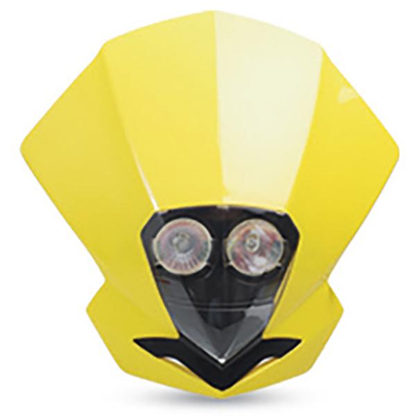 Polisport Headlight EMX Dual Halogen Yellow