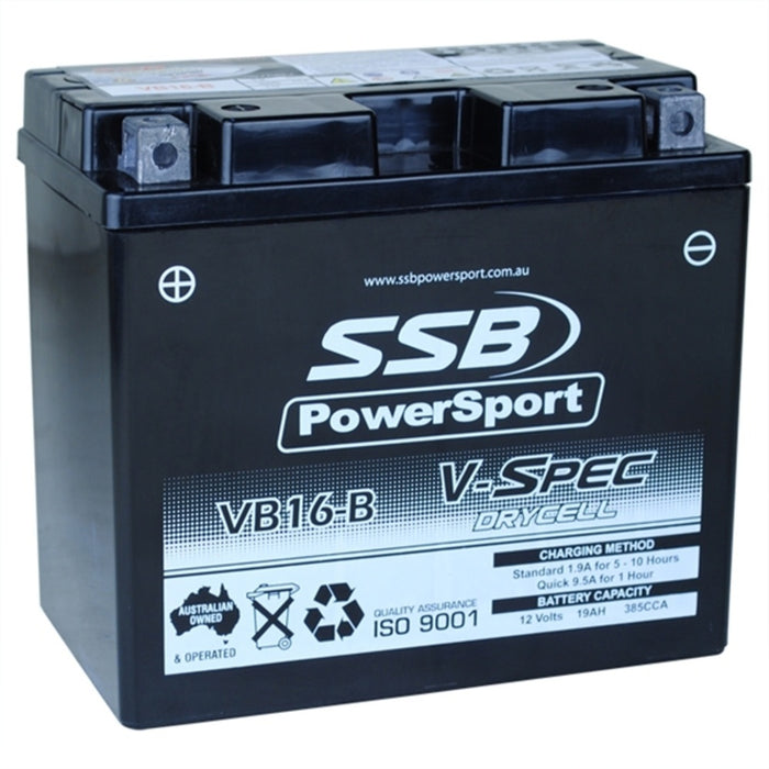 SSB AGM Battery - 12V V-Spec High Perform (2) (6.46 Kg) - BUELL RR 1200 1989-1991