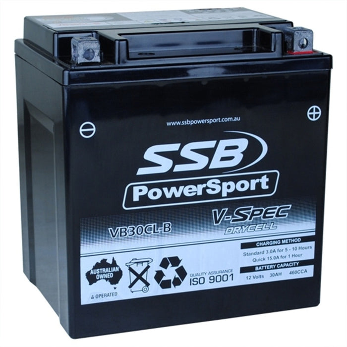 SSB AGM Battery - 12V V-Spec High Perform. (2) (9.9 Kg) - ARCTIC CAT PROWLER 550 XT 2010-2019