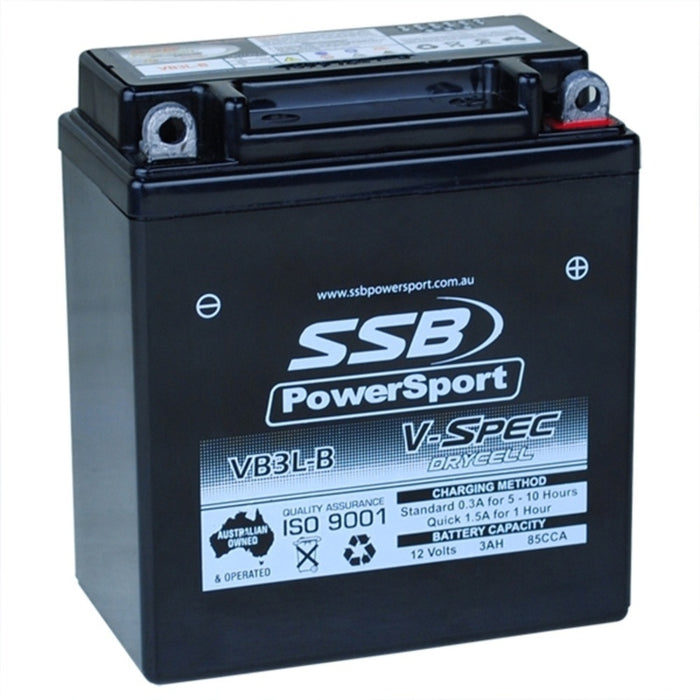 SSB AGM Battery - 12V V-Spec High Perform. (12) (1.44 Kg) - HONDA NSR250 MC18 1988-1991