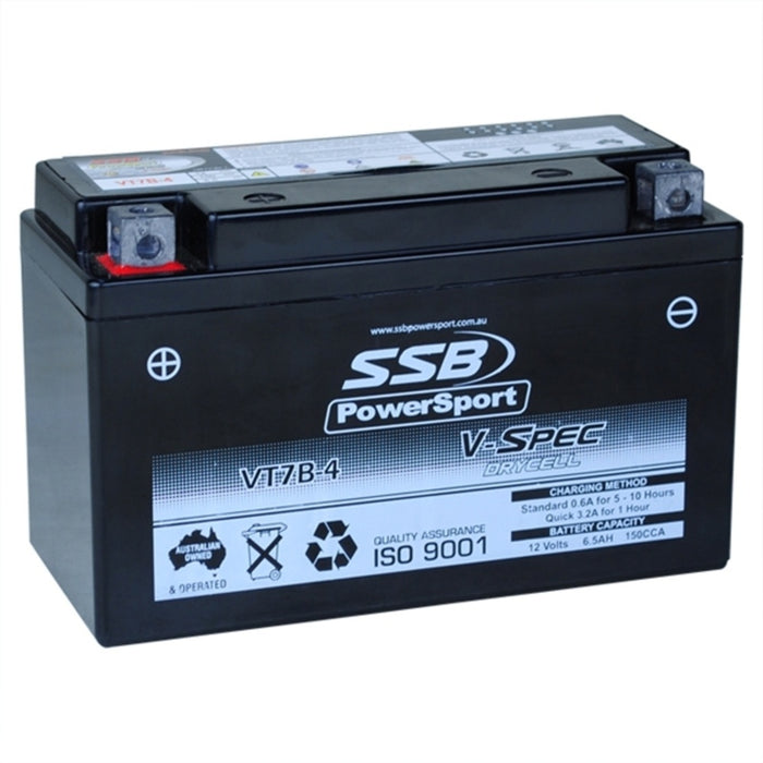 SSB AGM Battery - 12V V-Spec High Perform (6) (2.52 Kg) - KAWASAKI KLX400R 2003-2005