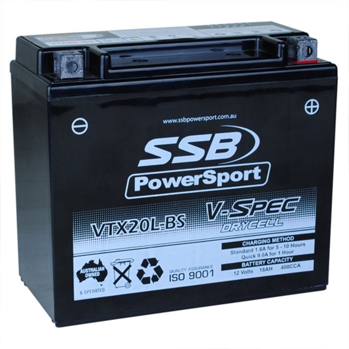 SSB AGM Battery - 12V V-Spec High Perform (4) (6 Kg) - CAN-AM COMMANDER 1000 2011-2013