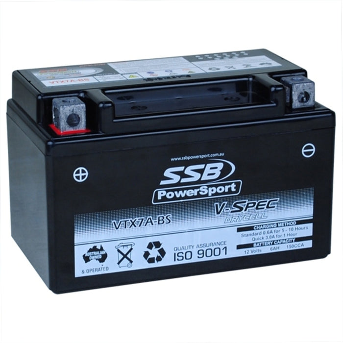 SSB AGM Battery - 12V V-Spec High Perform (6) (2.82 Kg) - HONDA CB400F CB-1 1989-1991
