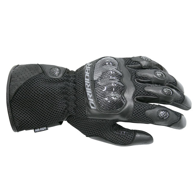 Dririder Air-Ride Motorcycle Gloves - Black XL