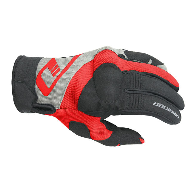 Dririder RX Adventure Motorcycle Gloves - Black/Red/Small