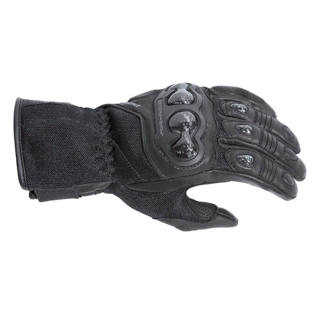 Dririder Air-Ride 2 Ladies Motorcycle Gloves - Black/Black 2XS