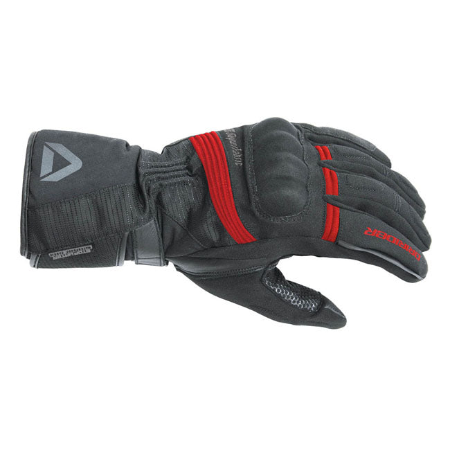 Dririder Adventure 2 Motorcycle Gloves - Black Red/2XL