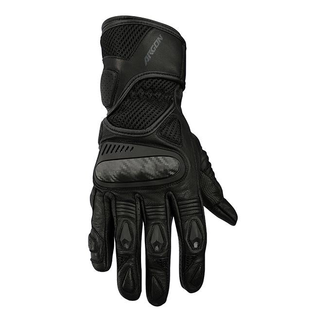 Argon Synchro Motorcycle Ladies Gloves -  Black/S