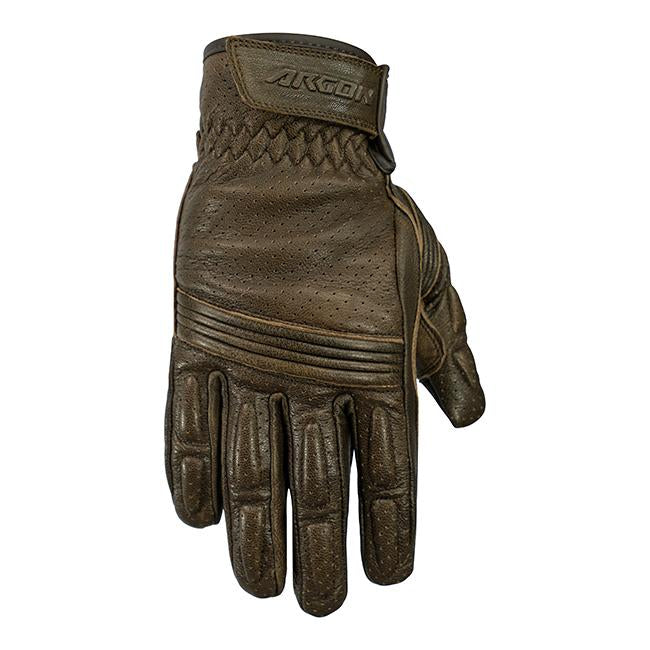 Argon Clash Motorcycle Gloves -  Coffee/S