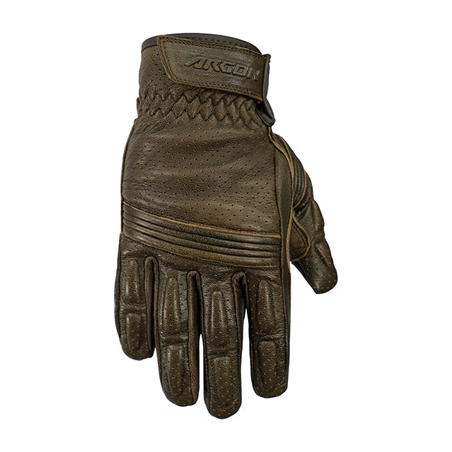 Argon Clash Motorcycle Ladies Gloves - Coffee/S