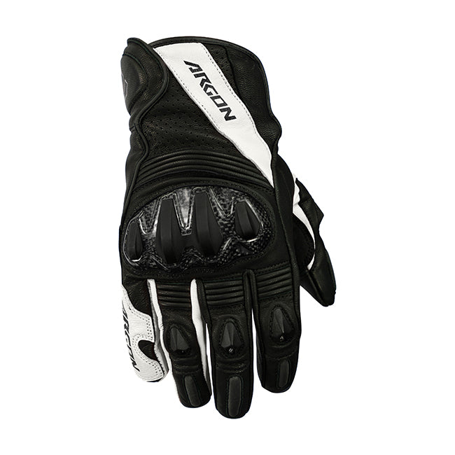Argon Turmoil Motorcycle Gloves -  Black/White/3XL