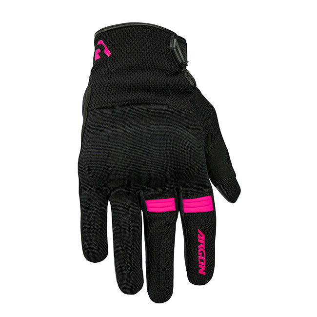 Argon Swift Motorcycle Ladies Gloves - Black/Pink/S